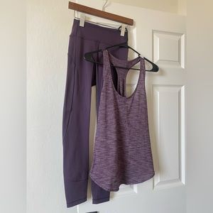 Lululemon Align High rise pant and matching run top!